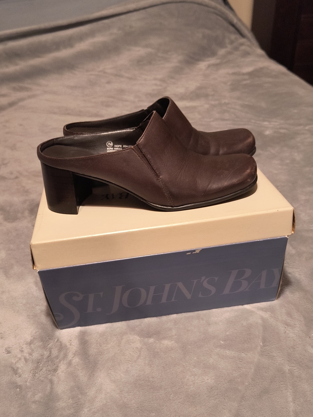 brown leather shoes